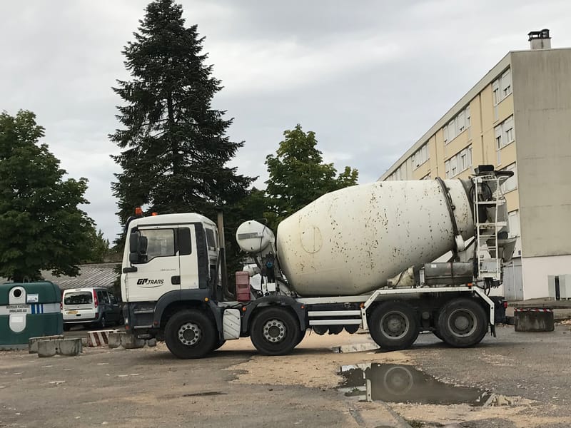Concrete truck mixer
